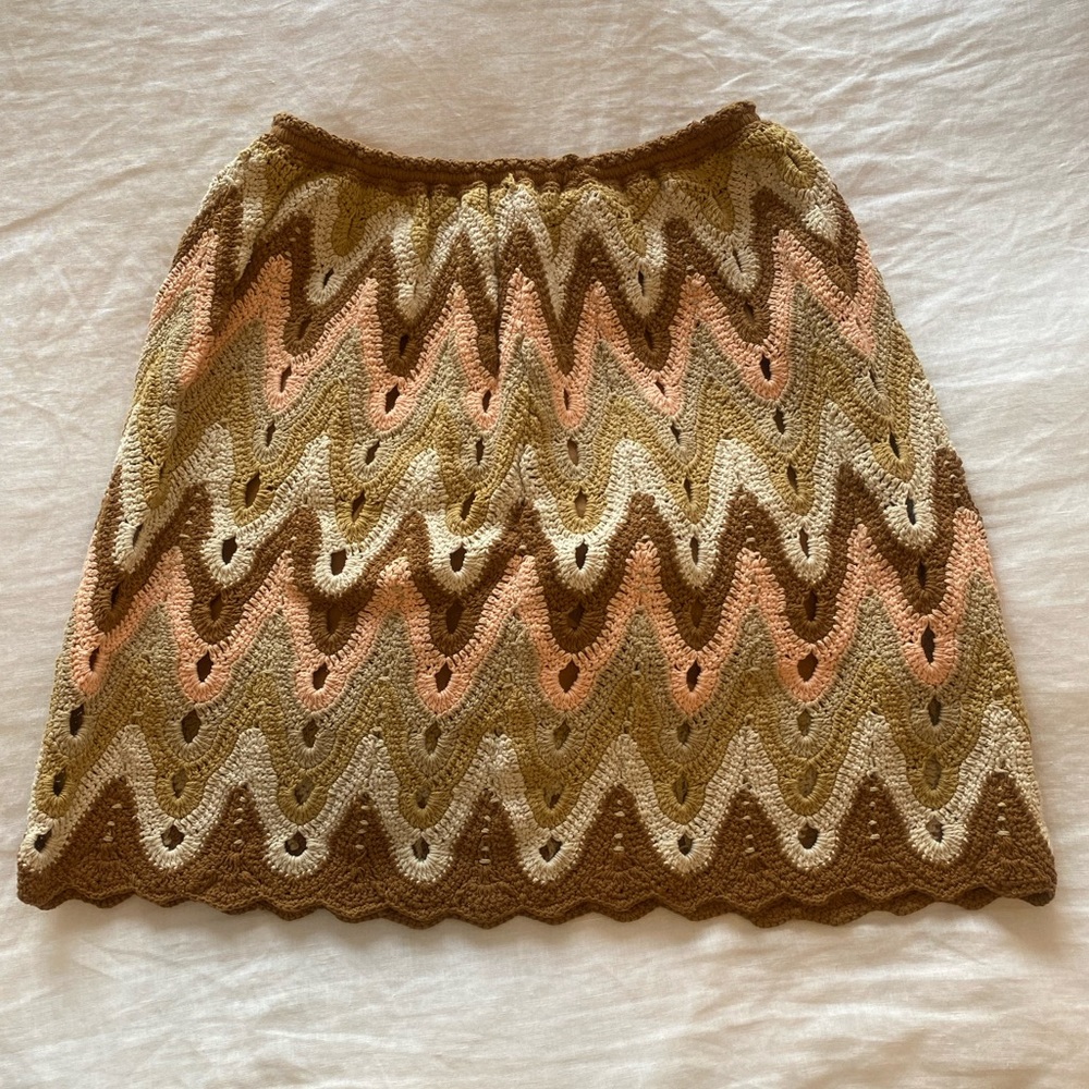 Free People Crochet Skirt